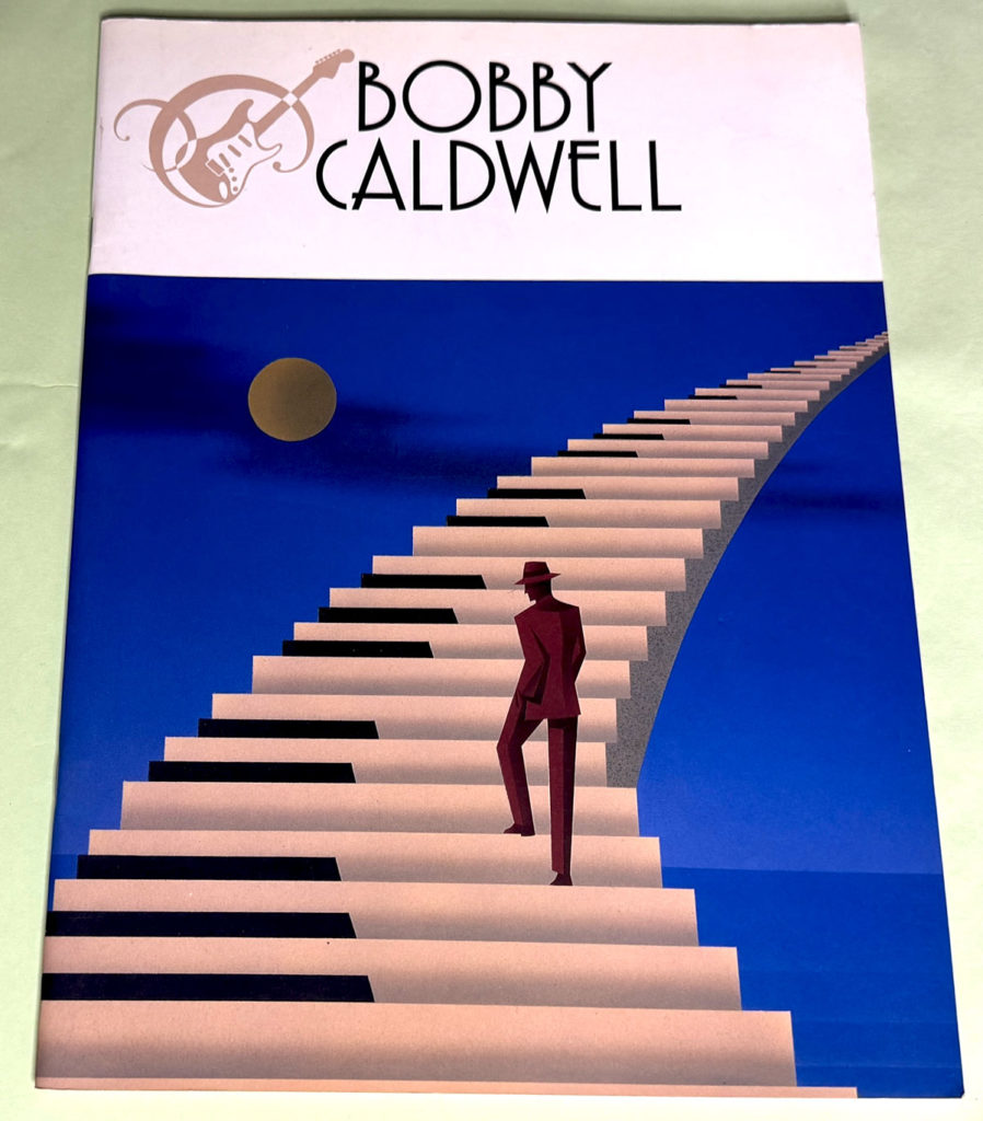 ボビー・コールドウェル氏のコンサートのパンフレット